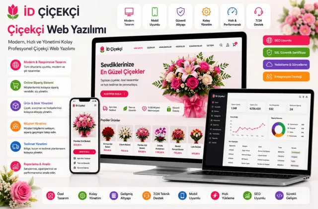 İD Çiçekçi | Çiçekçi Web Yazılımı
