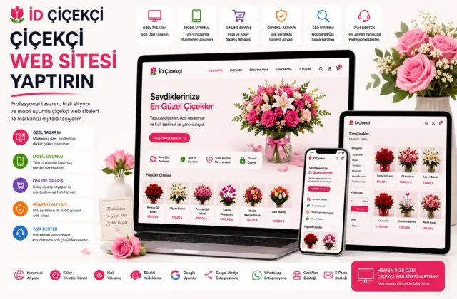 İD Çiçekçi | Çiçekçi Web Sitesi Yaptırın