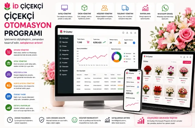 İD Çiçekçi | Çiçekçi Otomasyon Programı