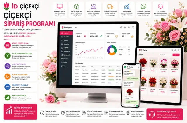 İD Çiçekçi | Çiçekçi Sipariş Programı