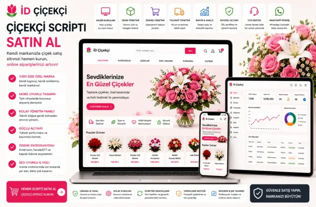 İD Çiçekçi | Çiçekçi Scripti Satın Al