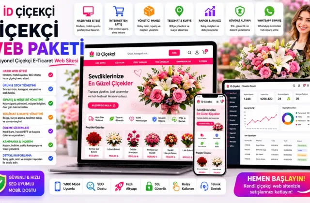 İD Çiçekçi | Çiçekçi Web Paketi