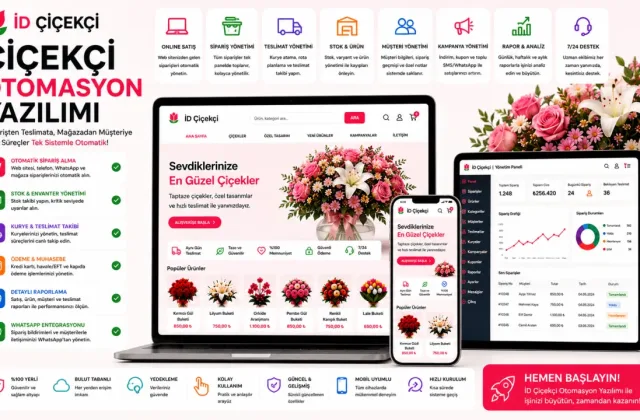 İD Çiçekçi | Hazır Florist Yazılımı
