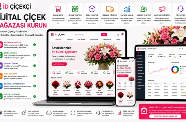 İD Çiçekçi | Dijital Çiçek Mağazası Kurun