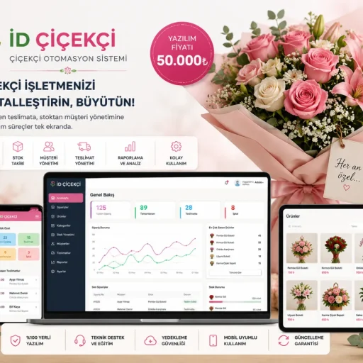 İD Çiçekçi | Çiçekçi Otomasyon Sistemi