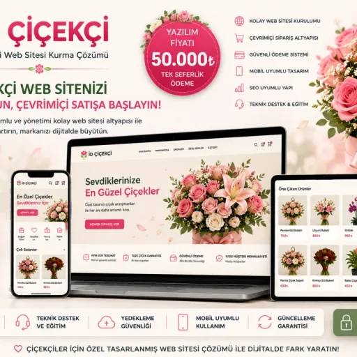 İD Çiçekçi | Çiçekçi Web Sitesi Kurma Çözümü