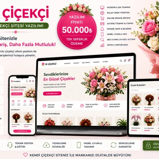 İD Çiçekçi | Çiçekçi Sitesi Yazılımı