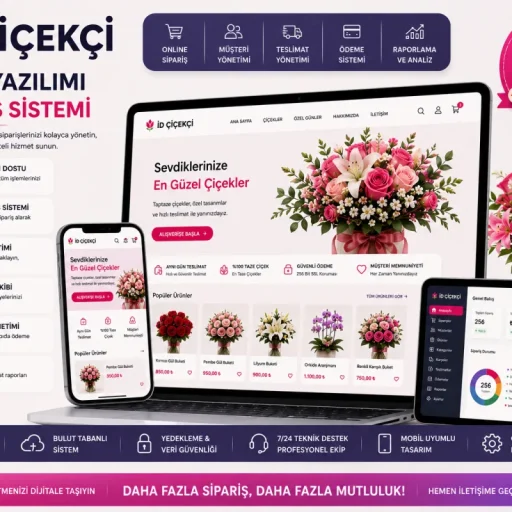 İD Çiçekçi | Çiçekçi Yazılımı ve Sipariş Sistemi