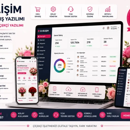 ID Bilişim Çiçekçi Satış Yazılımı | Profesyonel Çiçekçi Yazılımı