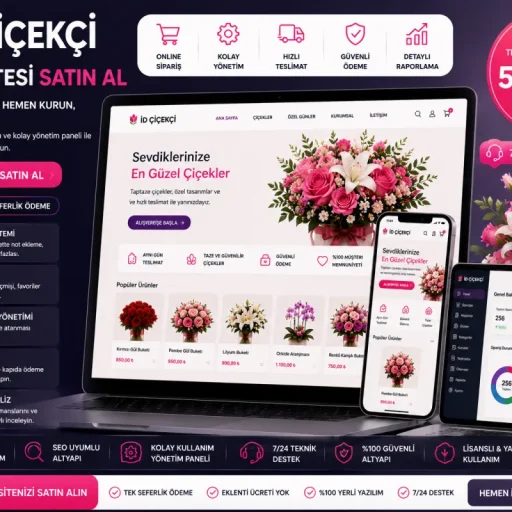 İD Çiçekçi | Çiçekçi Sitesi Satın Al